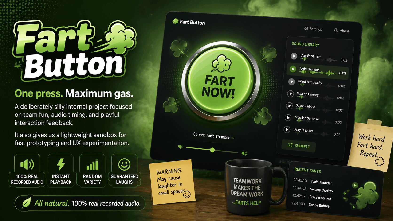 Fart Button project preview