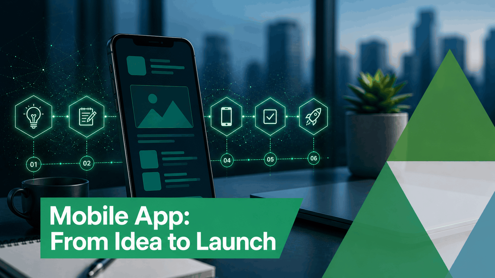 Mobile app development process from planning to launch