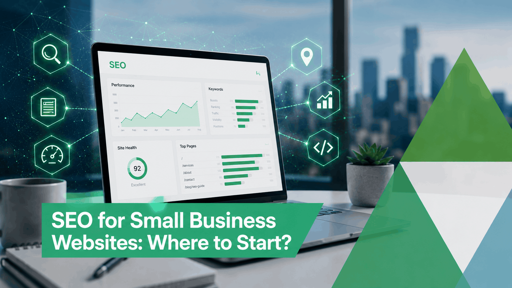Small business website SEO planning and search visibility