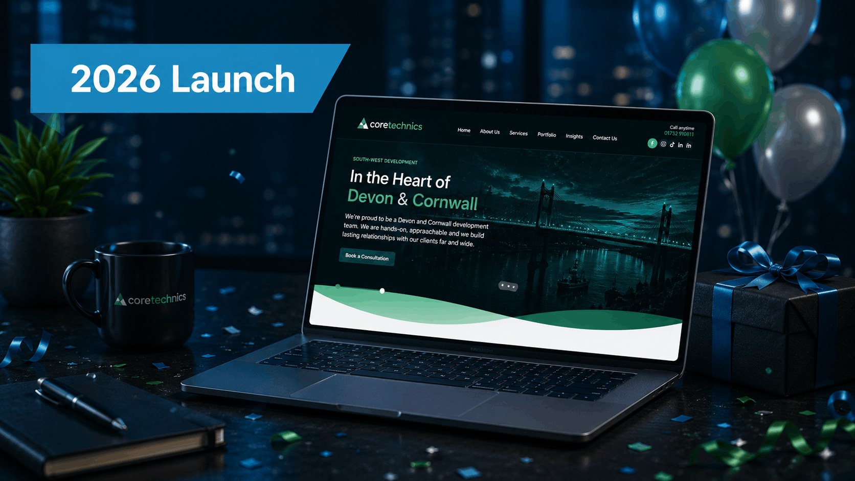 The new CoreTechnics website launch
