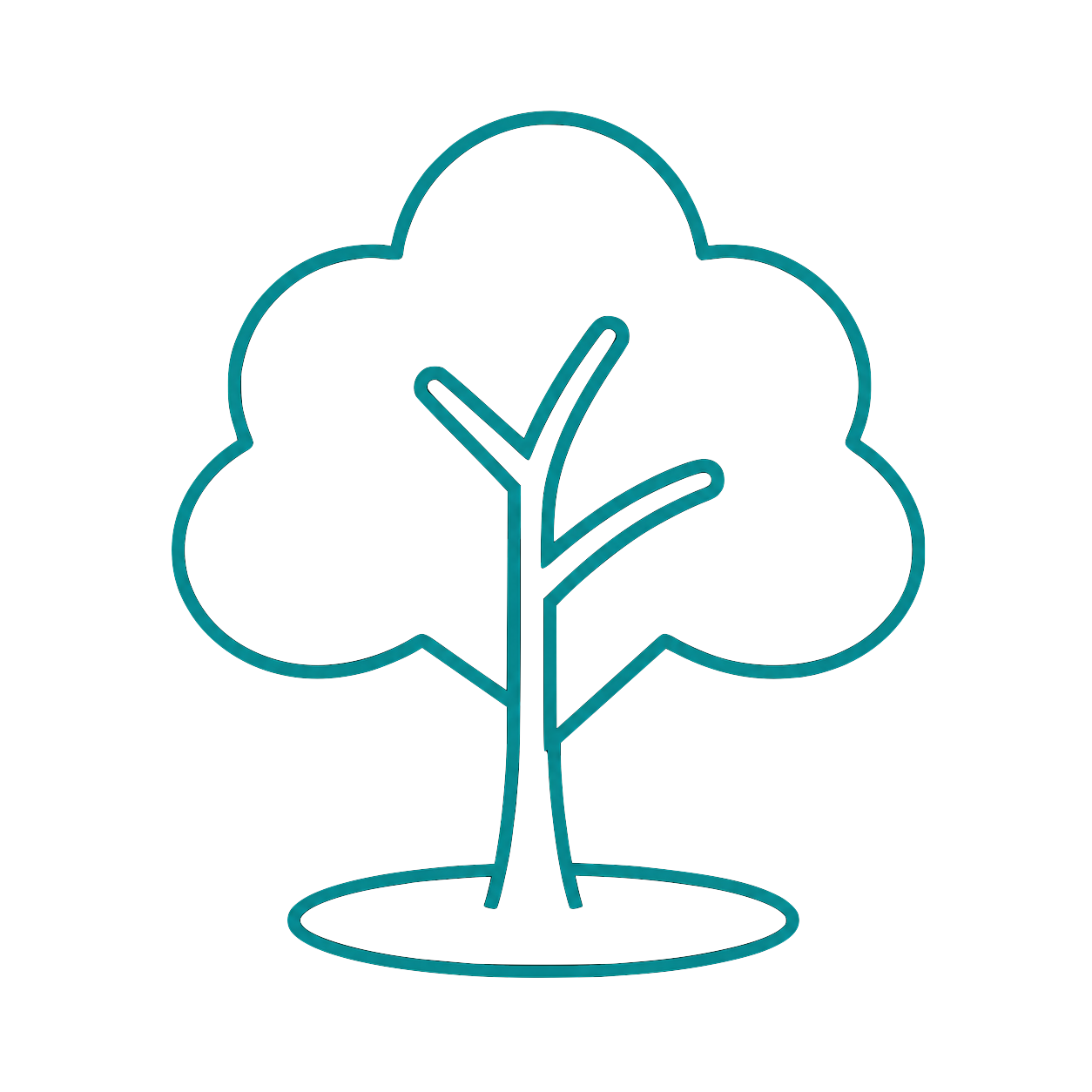 Trees funded icon