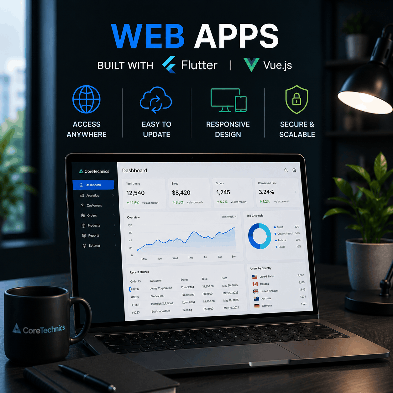 Website planning and UX wireframe view