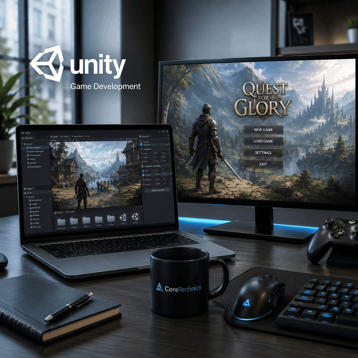 Unity multiplayer development showcase