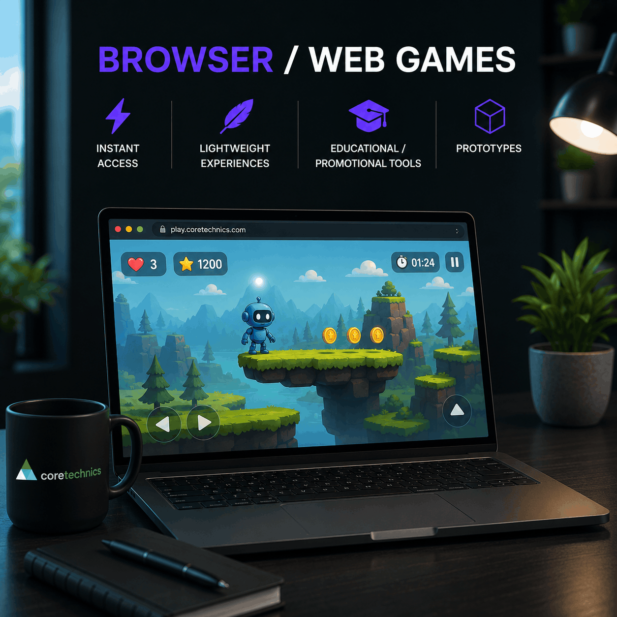 Website dashboard and portal interface